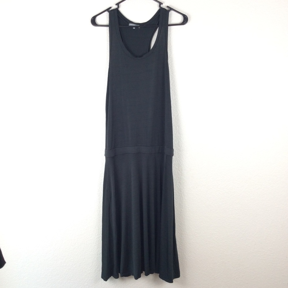 James Perse Gray Sleevless Midi Dress